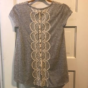 Crotchet tie back top